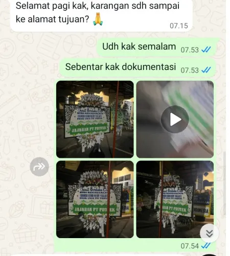 Pengiriman Papan Bunga Selamat Tirtajaya Sukmajaya