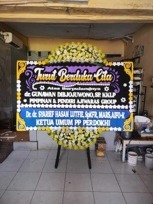 Papan Bunga di Tirtajaya Sukmajaya